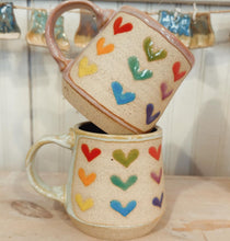 Load image into Gallery viewer, Rainbow Heart Mug
