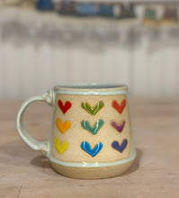 Load image into Gallery viewer, Rainbow Heart Mug
