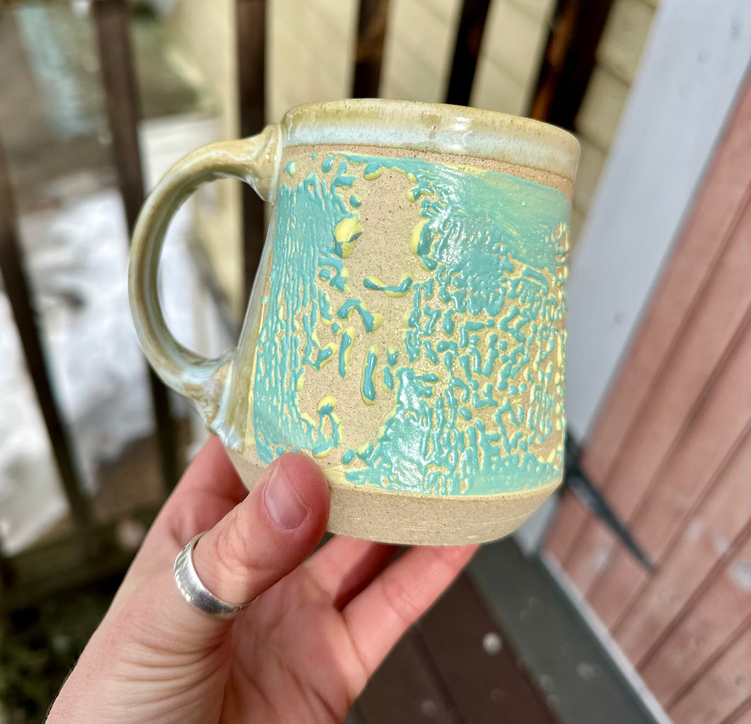 *SECINDS SALE ITEM* Reclaim Mugs- Limited Edtion Mug in Chartreuse