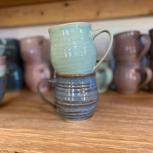 Load image into Gallery viewer, Mugs In Seafoam Green and Shipwrech Blue 
